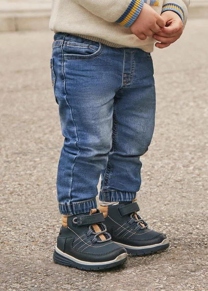 Mayoral Erkek Bebek Jogger Kot Pantolon - 2