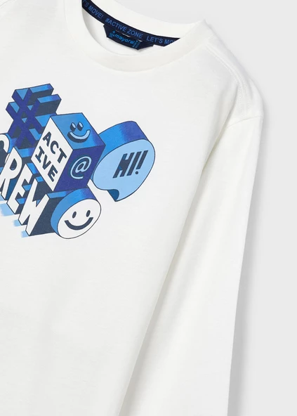 Mayoral Erkek Çocuk Baskılı Sweatshirt - 5