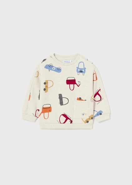 Mayoral Erkek Bebek Baskılı Sweatshirt - 2