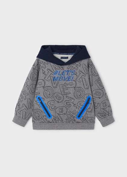Mayoral Erkek Çocuk Kapşonlu Sweatshirt - 2