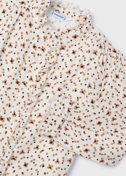Mayoral Kız Çocuk Baskılı Bluz - 4