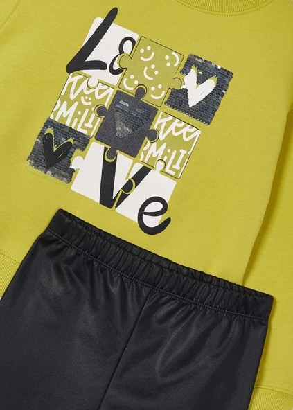 Mayoral Kız Çocuk Tayt Sweatshirt Set - 2