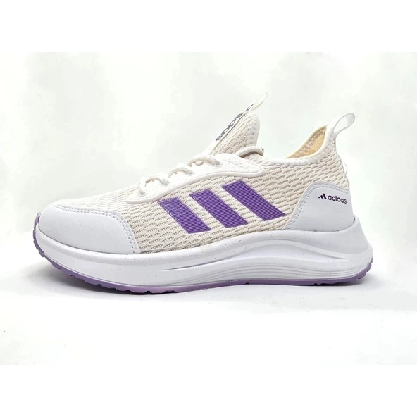 Adidas Beyaz Lila Kadın Spor Ayakkabı 055