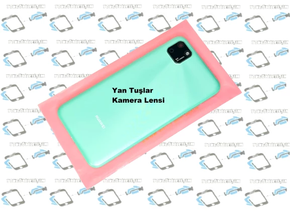 Huawei Y5P Kasa Arka Pil Batarya Kapağı YEŞİL
