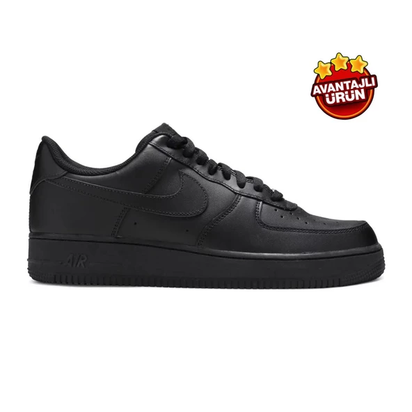Nike Air Force 1 07 Triple Black ürün görseli