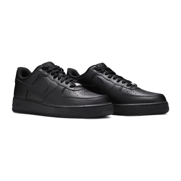 Nike Air Force 1 07 Triple Black - Resim 3