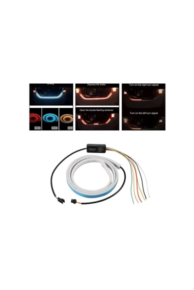 BMW F32 2014-ve Sonrası Far Üstü Çok Fonksiyonlu Led - 5