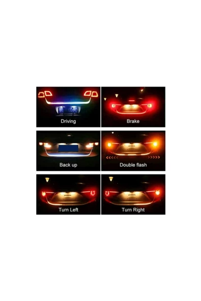 BMW F06 Gran Coupe 2012 ve Sonrası Far Üstü Çok Fonksiyonlu Led - 3