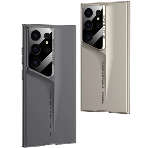 Galaxy S24 Ultra Kılıf Ultra İnce Kameralı Korumalı Sert Rubber Redclick Procase Kapak - 2