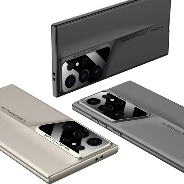 Galaxy S24 Ultra Kılıf Ultra İnce Kameralı Korumalı Sert Rubber Redclick Procase Kapak - 3