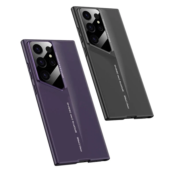 Galaxy S24 Ultra Kılıf Ultra İnce Kameralı Korumalı Sert Rubber Redclick Procase Kapak - 6