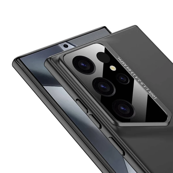 Galaxy S24 Ultra Kılıf Ultra İnce Kameralı Korumalı Sert Rubber Redclick Procase Kapak - 4