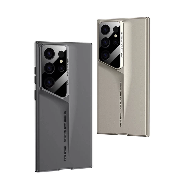 Galaxy S24 Ultra Kılıf Ultra İnce Kameralı Korumalı Sert Rubber Redclick Procase Kapak - 7