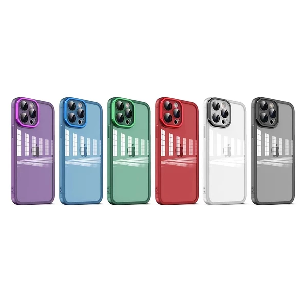 Apple iPhone 12 Pro Kılıf Kamera Korumalı Transparan Redclick Post Kapak - Resim 2