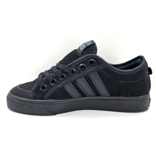 Adidas Nizza Günlük Keten Kadın Ayakkabı Siyah Siyah - 2