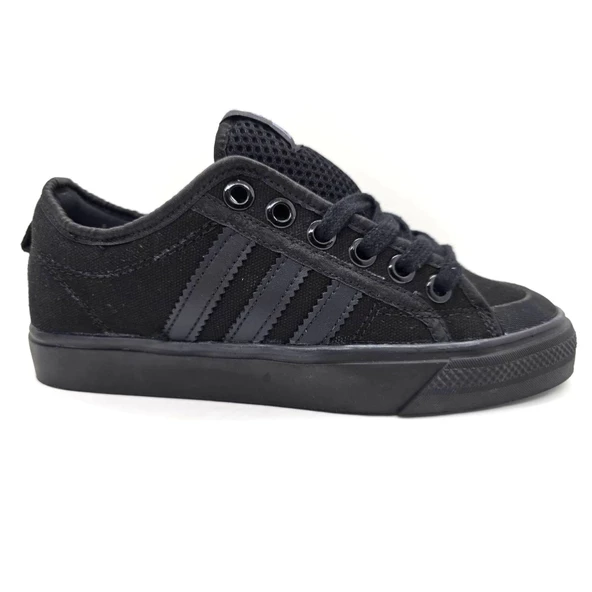 Adidas Nizza Günlük Keten Kadın Ayakkabı Siyah Siyah - 1