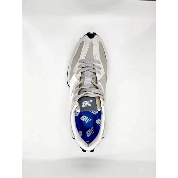 New Balance 327 Buz Gri Beyaz Kadın Ayakkabı - 4
