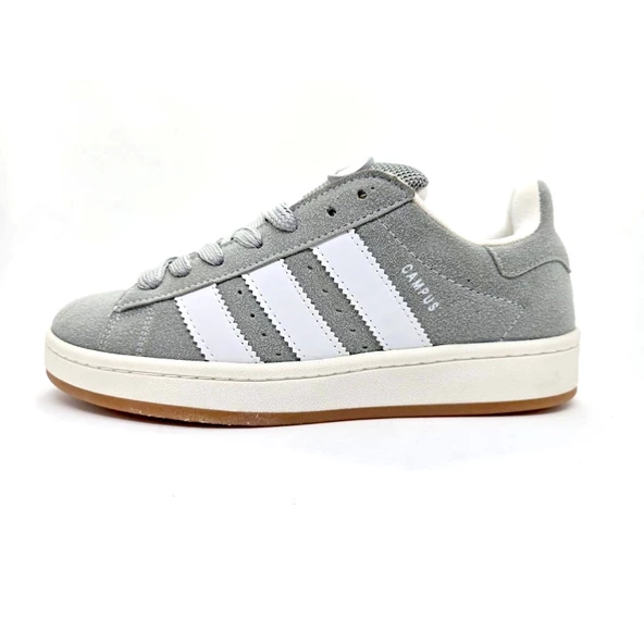 Adidas Campus Buz Gri Beyaz Kadın