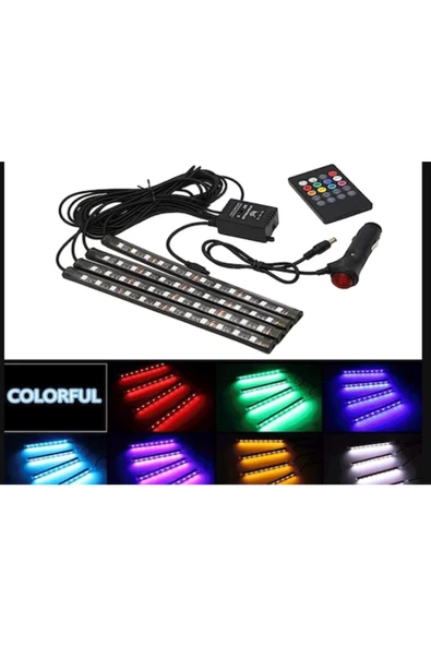 Mini Cooper 2001-2006 R50 Ayak Altı Led 12 Ledli Çok Fonksiyonlu - 6
