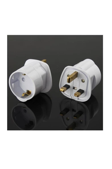 İngiliz Erkek Türk Dişi Unıversal Priz Dönüştürücü - Arabistan Türkiye Priz Çevirici - Resim 6