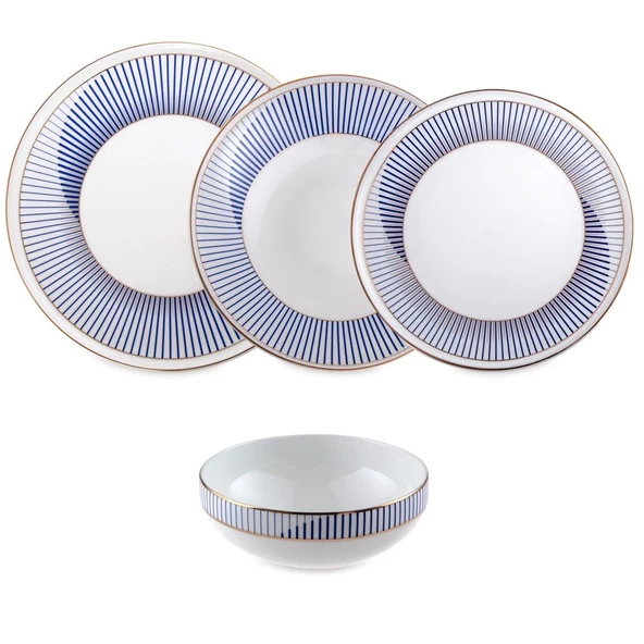 Jumbo Luna Fine Bone 24 Parça 6 Kişilik Yemek Takımı - 3