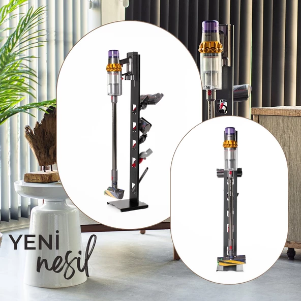 Dyson Gen5 Detect Uyumlu Dikey Süpürge Standı  Dyson V15 - V12 - V11 - V10 - V8 Modellere Uyumlu - 4