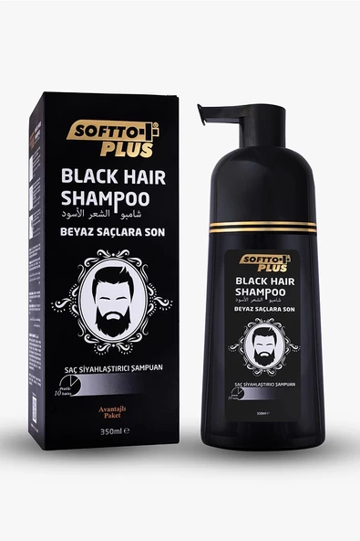 Softto Plus Black Hair Siyahlaştırıcı Şampuan 350 ml