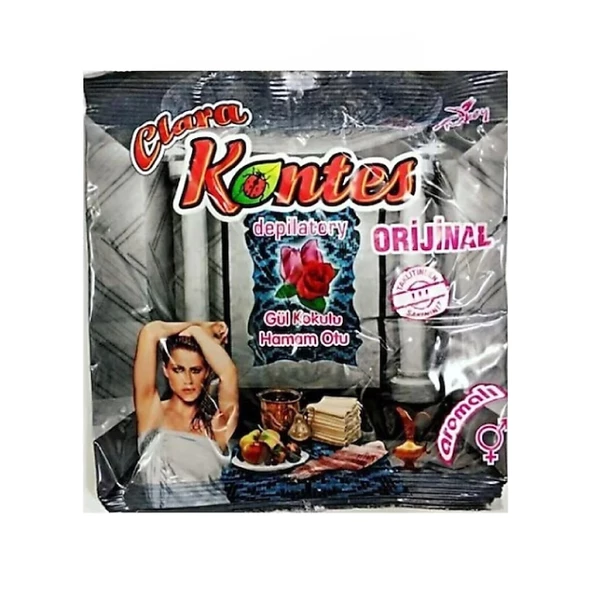 Kontes Hamam Otu - Zırnık Gül Kokulu Tüy Dökücü 50 Adet