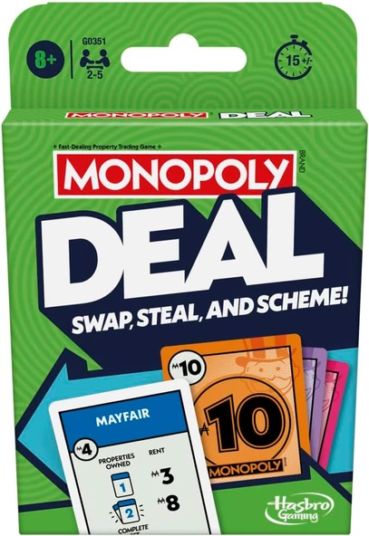 Monopoly Deal Kart Oyunu Lisanslı