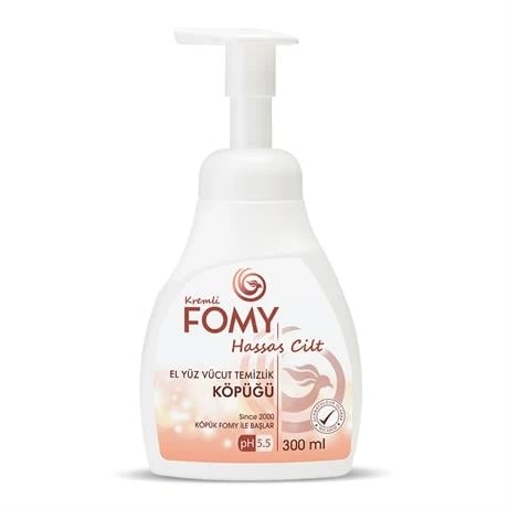 FOMY Hassas Cilt Kuru & Sert Ciltler için Yoğun Nemlendirici ve Arındırıcı Kremli Köpük Sabun 300 ml - 2