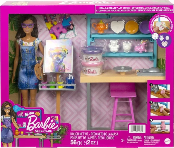 Barbie Sanat Atölyesi Oyun Seti HCM85 - Resim 6