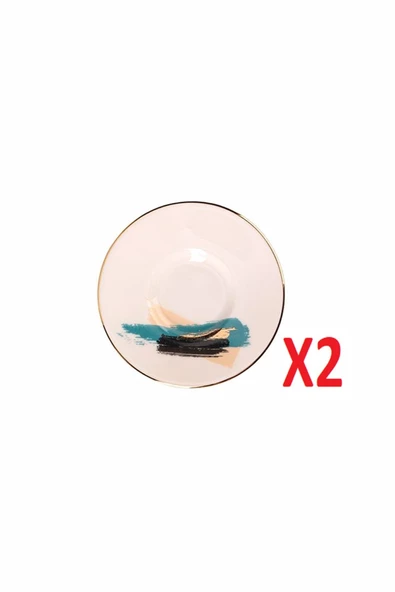 Porland Dash Desen Çay Tabağı 11cm 2 li 04ALM008508
