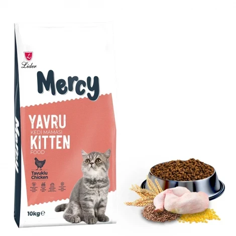 Mercy Tavuklu Yavru Kedi Maması 10 Kg