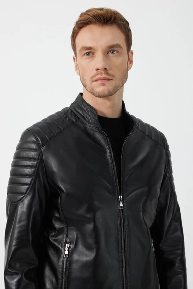 Caronte Siyah Deri Mont - 6