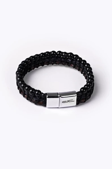 Hakiki (Gerçek) Deri Bileklik Siyah 117549 - 2