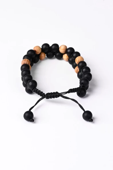 Boncuk Bileklik Siyah Taba 117545 - 2