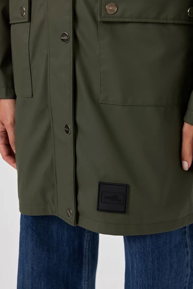 Renata Haki Yeşil Suni Yağmurluk - 6