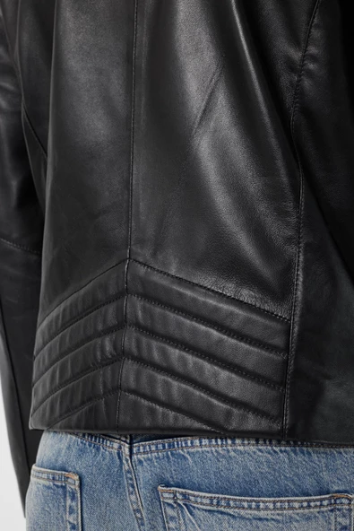 Valentino Siyah Deri Mont - 7