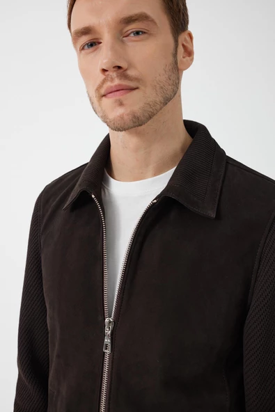 Leopoldo Kahverengi Nubuk Deri Mont - 5