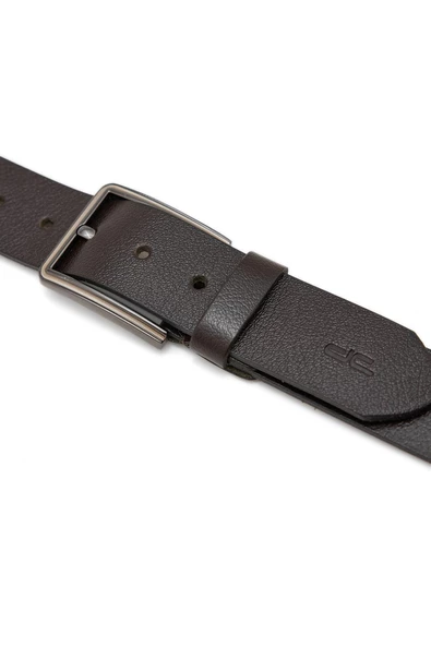 Erkek Kahverengi Deri Kemer 112533 - Resim 4