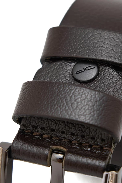 Erkek Kahverengi Deri Kemer 112533 - Resim 3