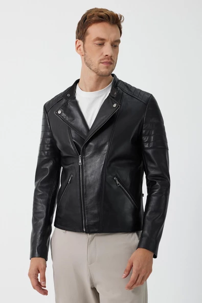 Paolo Siyah Deri Mont - 3