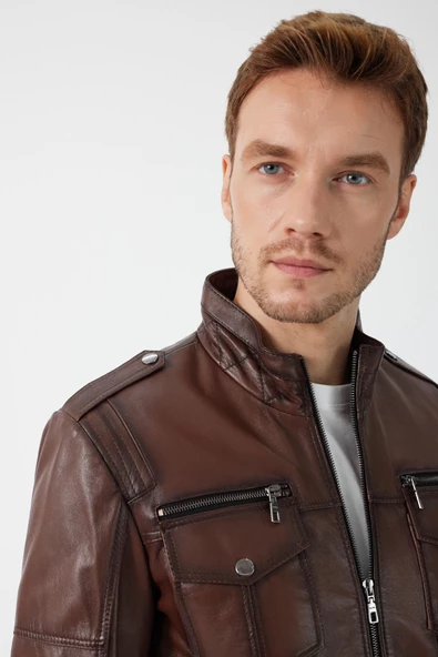 Diocle Kahverengi Deri Mont - 5