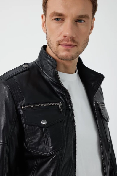 Diocle Siyah Deri Mont - 6