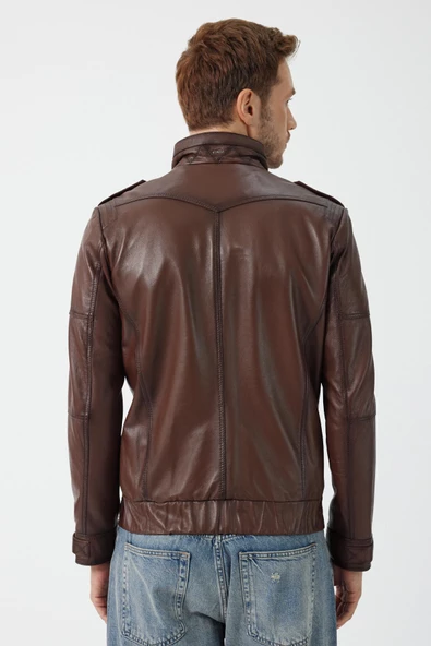 Diocle Kahverengi Deri Mont - 4