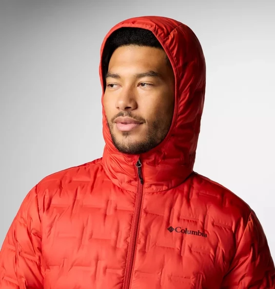 Columbia Delta Ridge Down Hooded Erkek Kaz Tüyü Mont WO6610 - 4