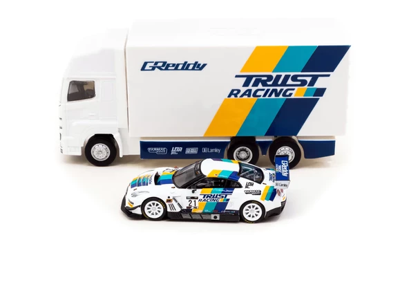 Tarmac Works 1:64 Nissan GT-R NISMO GT3 GT World Challenge Asia E-sports 2020with Plastic Truck GTR