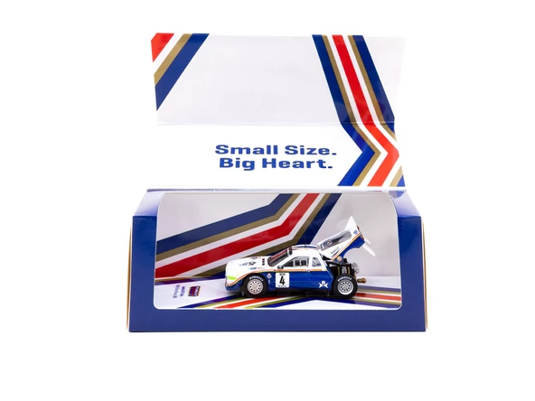 Tarmac Works 1/64 Lancia 037 Rally Rally Costa Brava 1985 #4 - HOBBY64+ - 3