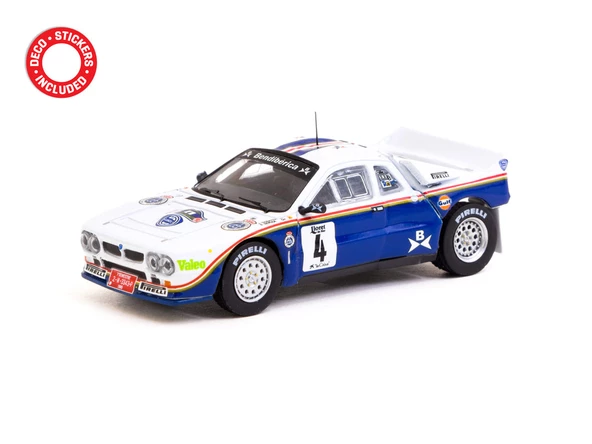 Tarmac Works 1/64 Lancia 037 Rally Rally Costa Brava 1985 #4 - HOBBY64+