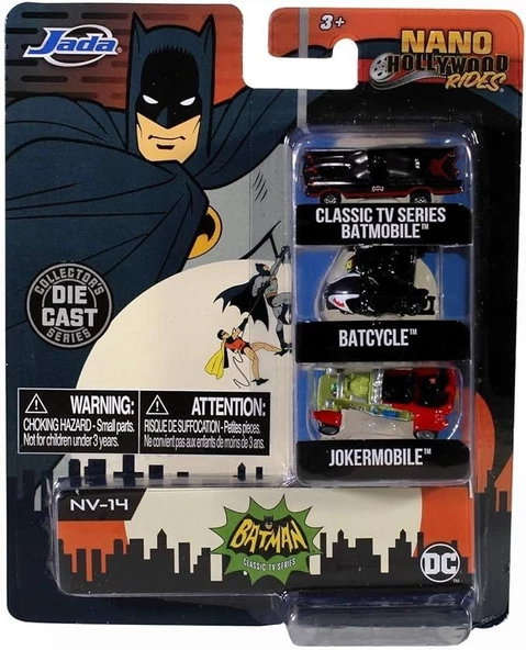 BATMAN 3-PACK B NANO Arabalar - 2